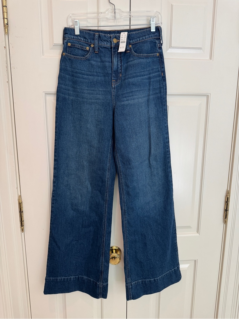 NWT - J. Crew Wide-Leg Women's Jeans in Deep Indigo